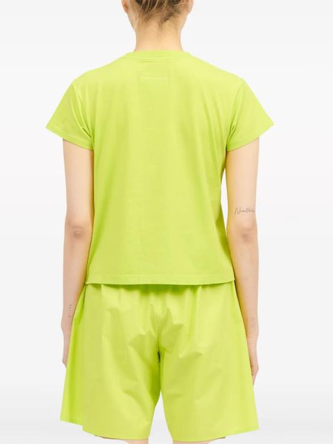 MM6 Maison Margiela number-motif cotton T-shirt - Green