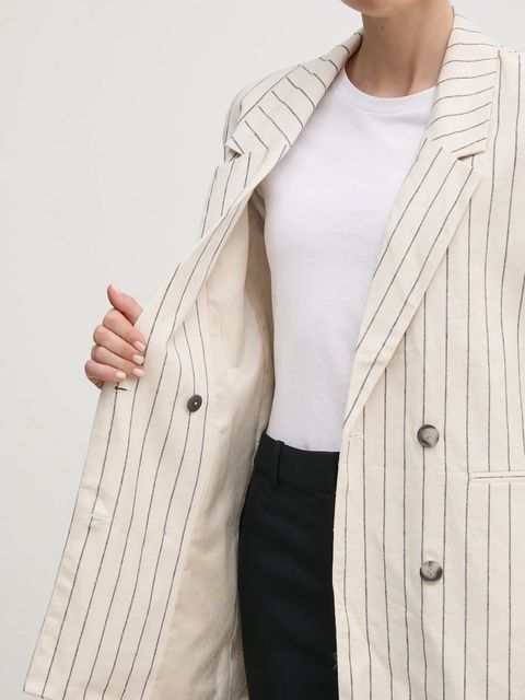 Pepe Jeans marynarka lniana HANNAH