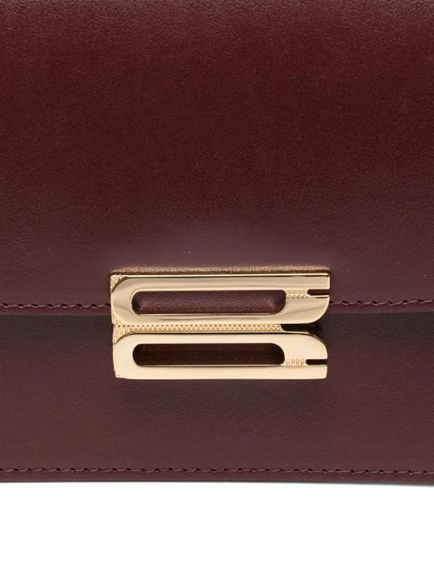 Victoria Beckham The Dorian logo-print shoulder bag - Red