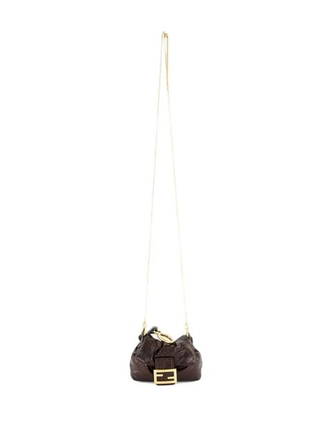 FENDI nano Mamma Baguette shoulder bag - Brown