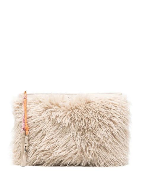 TWINSET wrist-strap clutch bag - Neutrals - zdjęcie produktu nr 1