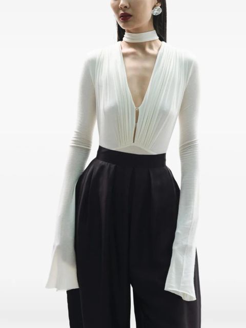 MANURÍ Suki long-sleeve bodysuit - Neutrals