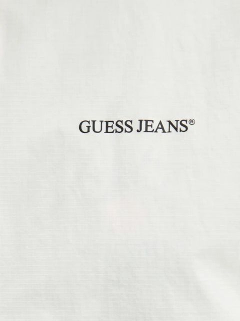 Guess Jeans kurtka kolor beżowy przejściowa W5GL29 WH8N2