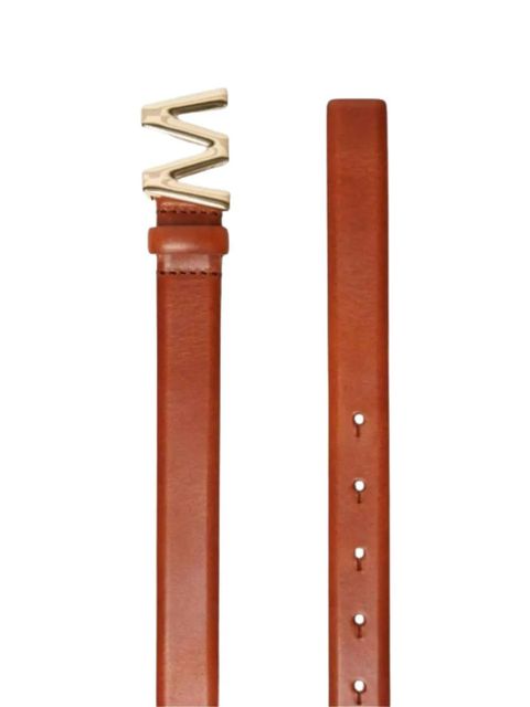 Weekend Max Mara buckle leather belt - Brown - zdjęcie produktu nr 2