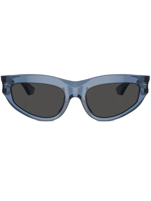 Burberry Eyewear transparent cat-eye sunglasses - Blue - zdjęcie produktu nr 1