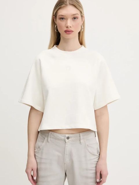 Hugo Blue t-shirt bawełniany damski kolor biały 50537091 - zdjęcie produktu nr 1