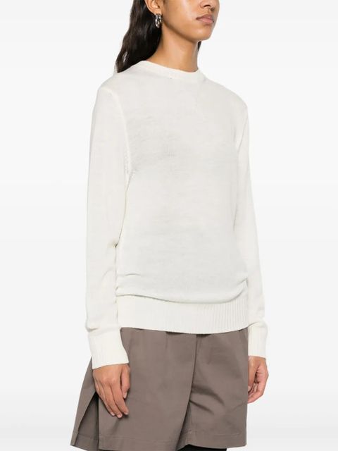 Jil Sander + merino-wool sweater - White