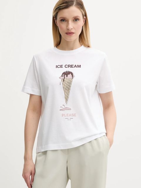Samsoe Samsoe t-shirt bawełniany SACAMINO - zdjęcie produktu nr 2