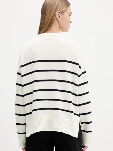 Guess Jeans sweter bawełniany damski kolor beżowy lekki W5BR03 Z3HM1 - zdjęcie produktu nr 2