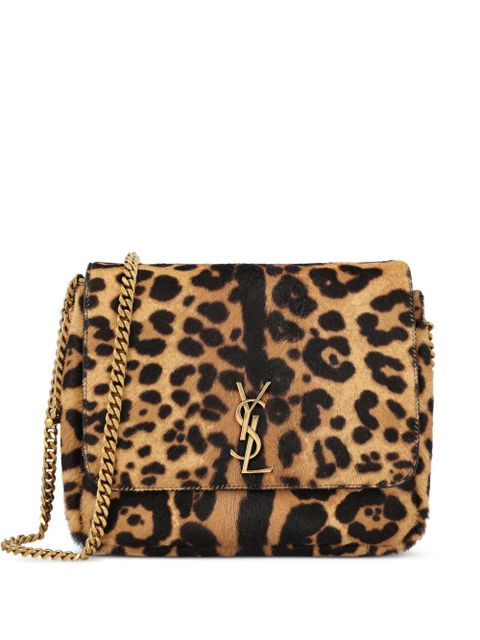 Saint Laurent Kate animal-print shoulder bag - Brown - zdjęcie produktu nr 1
