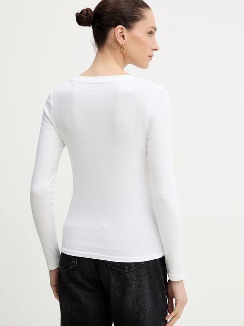 Levi's longsleeve bawełniany kolor biały 003T2