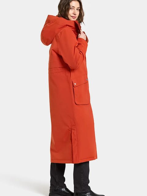 Didriksons kurtka przeciwdeszczowa MELODY kolor pomarańczowy przejściowa 505851