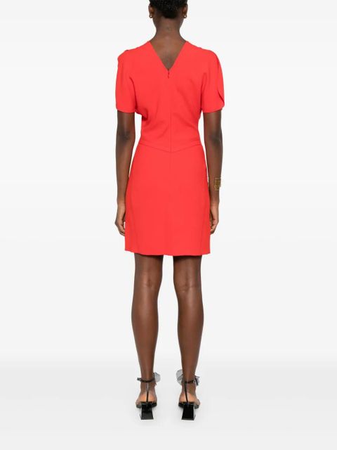 Victoria Beckham short sleeve dress - Red