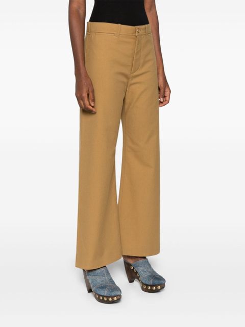 Chloé wide-leg trousers - Brown