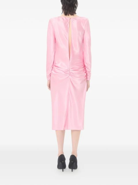 Valentino Garavani crepe satin midi dress - Pink