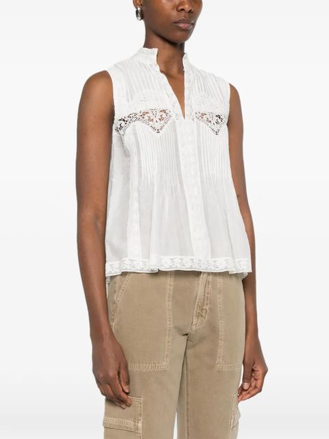 TWINSET lace-detail blouse - White