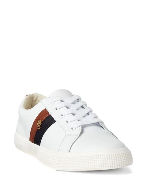 Lauren Ralph Lauren Janson II stripe logo sneakers - White - zdjęcie produktu nr 2