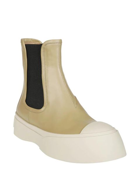Marni 45mm leather Chelsea boots - Neutrals