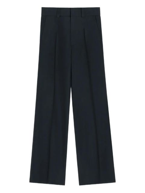 LEMAIRE pleated straight trousers - Blue - zdjęcie produktu nr 1
