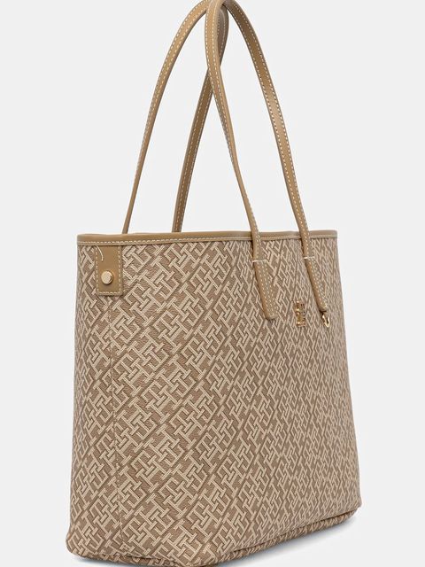 Tommy Hilfiger torebka kolor beżowy AW0AW17696 - zdjęcie produktu nr 2