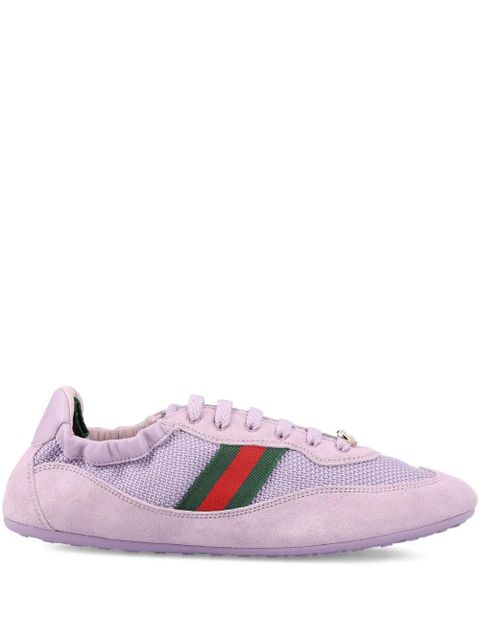 Gucci Shift Web-stripe sneakers - Purple - zdjęcie produktu nr 1