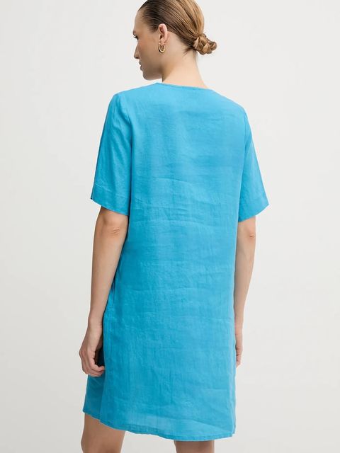 United Colors of Benetton sukienka lniana