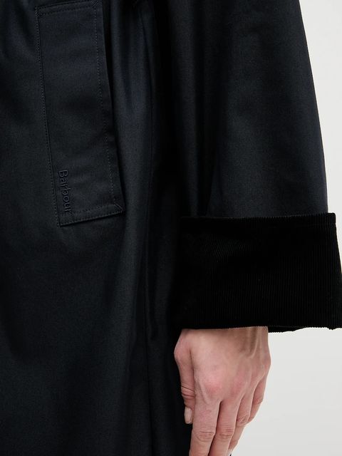 Barbour płaszcz Reagan kolor granatowy LSP0273