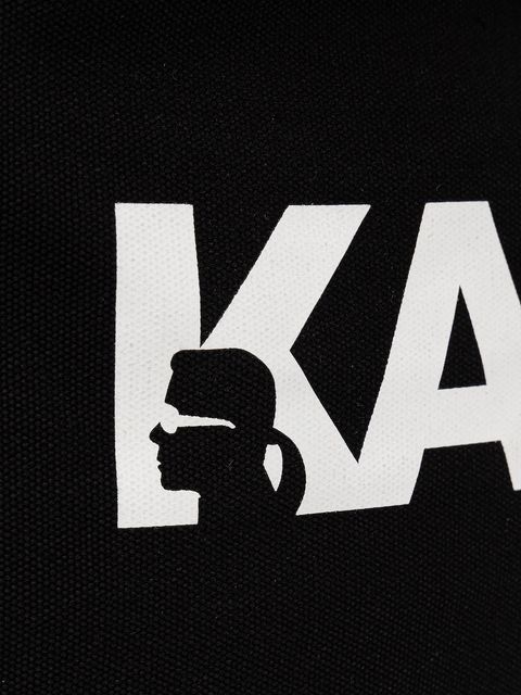 Karl Lagerfeld torebka bawełniana K/ESSENTIAL kolor czarny B1W50050