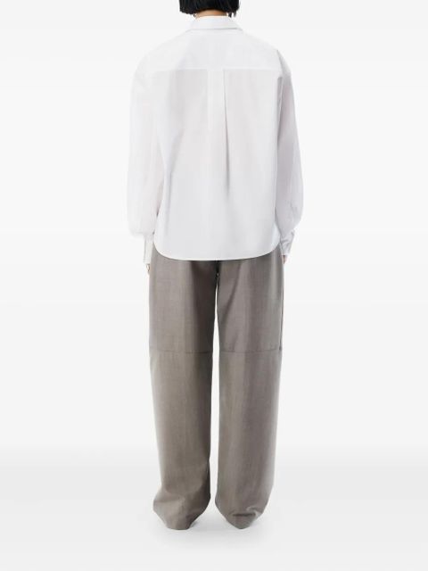 Alexander Wang slashed-sleeve shirt - 100 WHITE - zdjęcie produktu nr 2