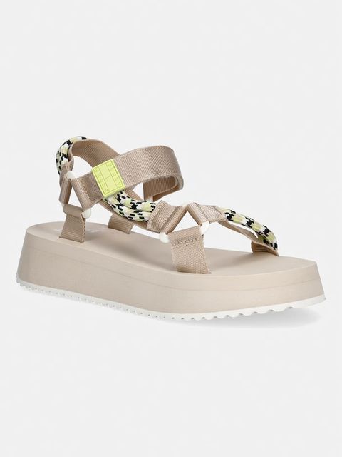 Tommy Jeans sandały na platformie damskie TJW EVA ROPE SANDAL - zdjęcie produktu nr 1