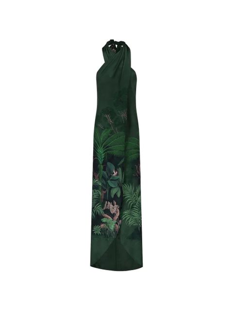 Johanna Ortiz Silent Water floral-pattern top - Green - zdjęcie produktu nr 1