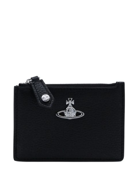 Vivienne Westwood zip plaque wallet - Black - zdjęcie produktu nr 1