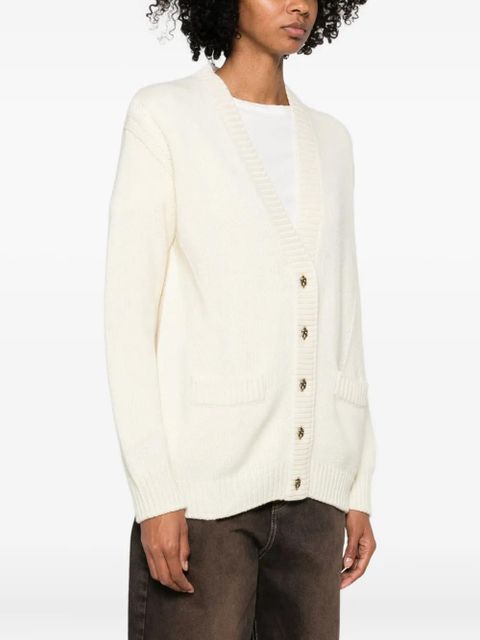 Moncler V-neck cardigan - Neutrals