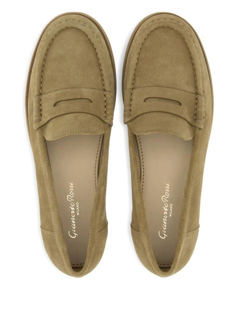 Gianvito Rossi penny Vernon loafers - Neutrals