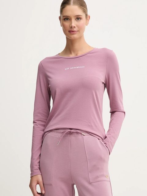 EA7 Emporio Armani longsleeve kolor różowy AF12115.7W000531 - zdjęcie produktu nr 1