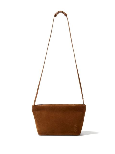Proenza Schouler Bond suede shouler bag - Brown
