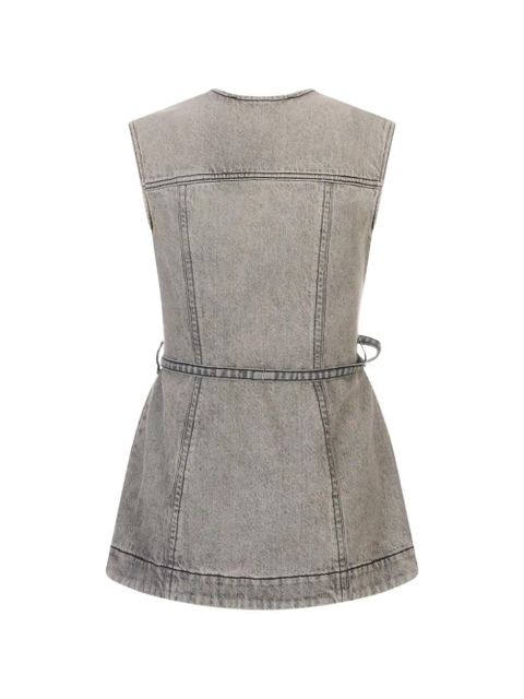Sportmax belted buttoned top - Grey - zdjęcie produktu nr 2