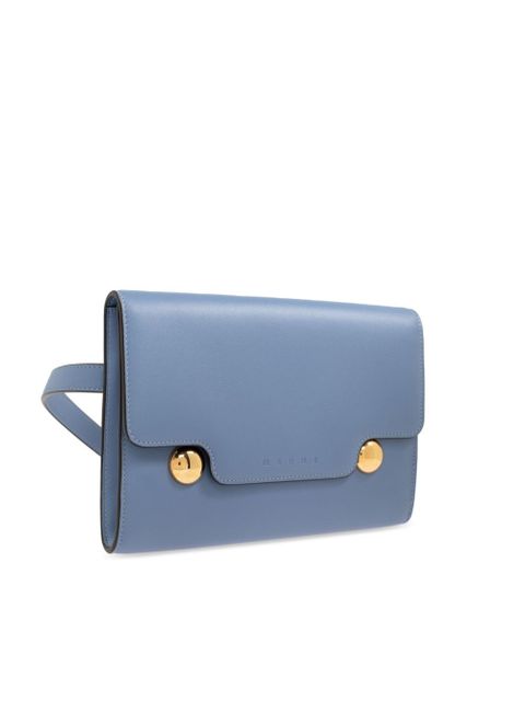 Marni Trunkaroo leather belt bag - Blue
