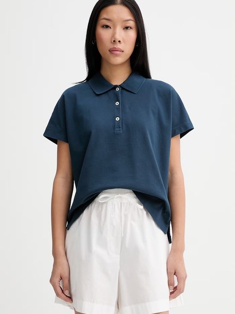 Marc O'Polo polo damskie z bawełną - zdjęcie produktu nr 1