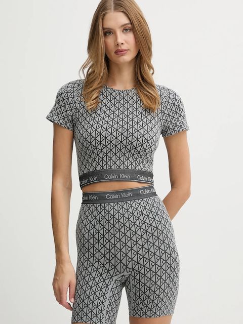 Calvin Klein Underwear t-shirt lounge damski kolor szary LV00QF8487 - zdjęcie produktu nr 1