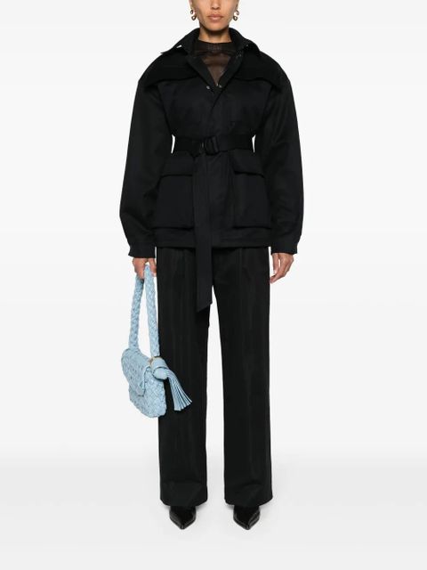 WARDROBE.NYC Drill belted parka - Black - zdjęcie produktu nr 2