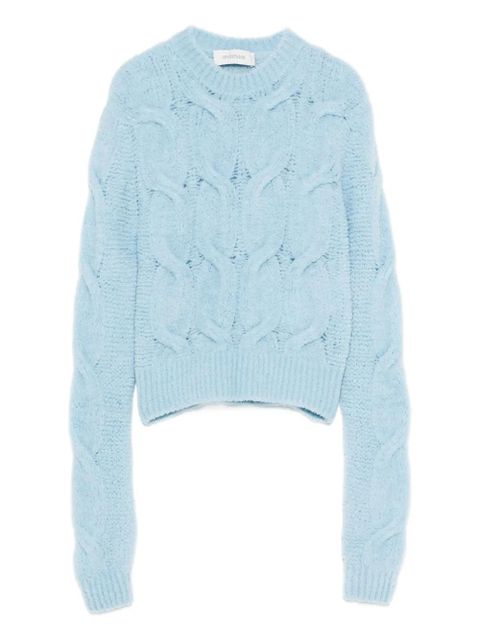 Sportmax cable-knit sweater - Blue - zdjęcie produktu nr 1
