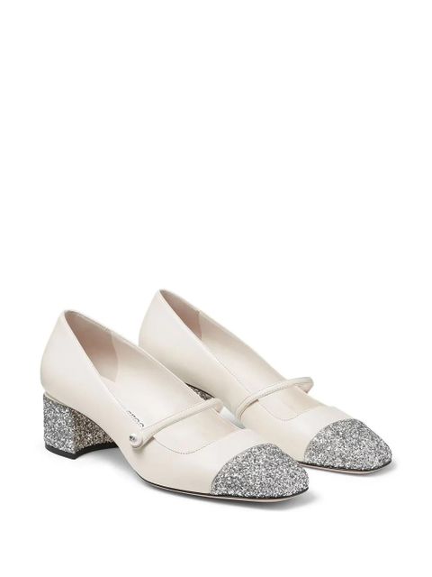 Jimmy Choo 45mm Elisa pumps - White - zdjęcie produktu nr 2