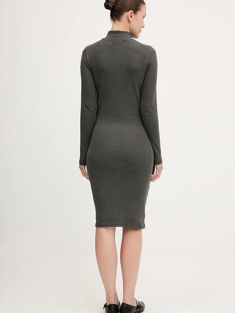 G-Star sukienka kolor szary mini dopasowana D27164.E127