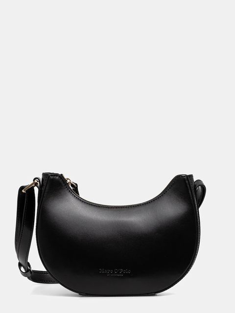 Marc O'Polo torebka skórzana kolor czarny 5000009277 - zdjęcie produktu nr 1