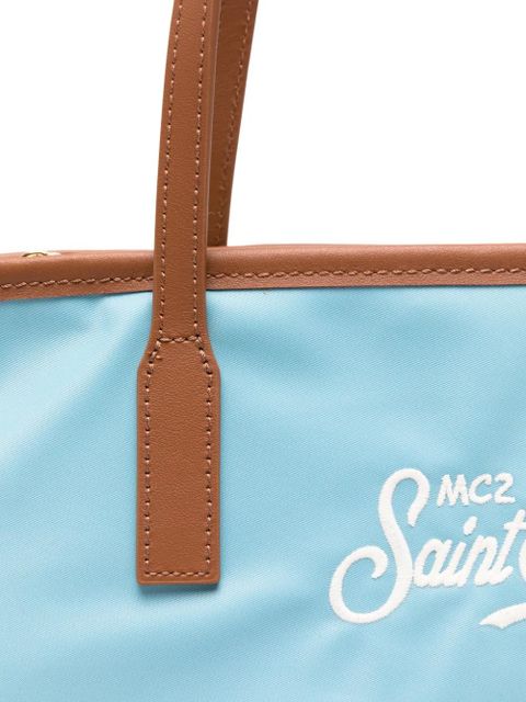 MC2 Saint Barth embroidered-logo tote bag - Blue