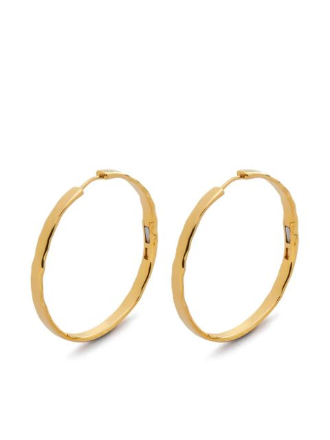 Monica Vinader largeSiren Muse Wave hoop earrings - Gold - zdjęcie produktu nr 1
