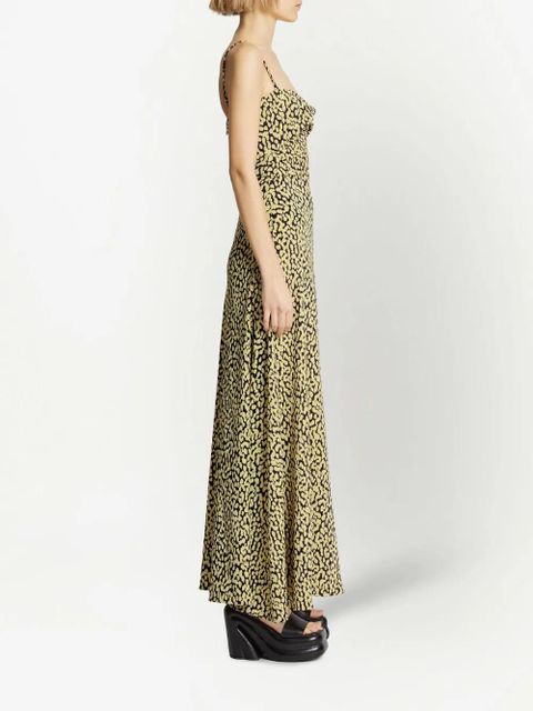 Proenza Schouler leopard-print tank dress - Black