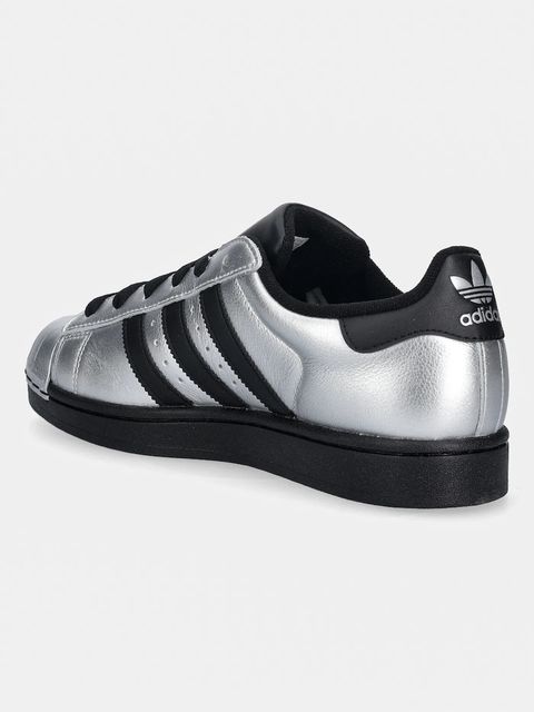 adidas Originals sneakersy skórzane Superstar II damskie kolor srebrny IH1599