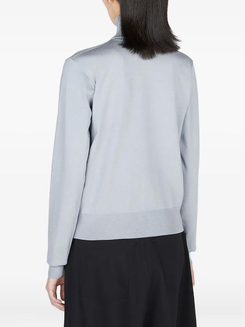Balenciaga high-neck ribbed sweater - Grey